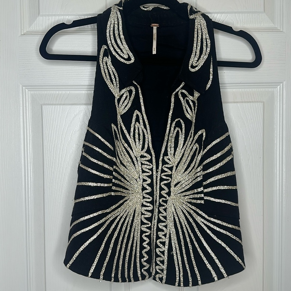 Free People Embellished Vest